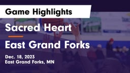 Sacred Heart  vs East Grand Forks  Game Highlights - Dec. 18, 2023
