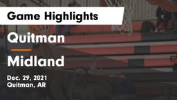 Quitman  vs Midland  Game Highlights - Dec. 29, 2021