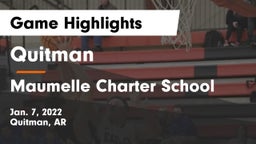 Quitman  vs Maumelle Charter School Game Highlights - Jan. 7, 2022