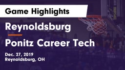 Reynoldsburg  vs Ponitz Career Tech  Game Highlights - Dec. 27, 2019