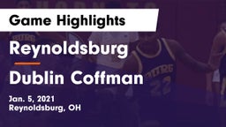 Reynoldsburg  vs Dublin Coffman  Game Highlights - Jan. 5, 2021