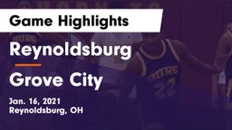 Reynoldsburg  vs Grove City  Game Highlights - Jan. 16, 2021