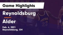 Reynoldsburg  vs Alder  Game Highlights - Feb. 6, 2021