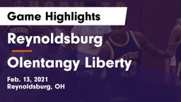 Reynoldsburg  vs Olentangy Liberty  Game Highlights - Feb. 13, 2021