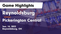Reynoldsburg  vs Pickerington Central  Game Highlights - Jan. 14, 2022