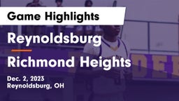 Reynoldsburg  vs Richmond Heights  Game Highlights - Dec. 2, 2023
