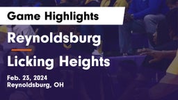 Reynoldsburg  vs Licking Heights  Game Highlights - Feb. 23, 2024