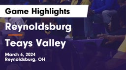 Reynoldsburg  vs Teays Valley  Game Highlights - March 6, 2024