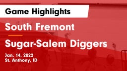 South Fremont  vs Sugar-Salem Diggers Game Highlights - Jan. 14, 2022