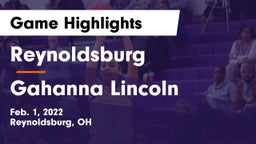 Reynoldsburg  vs Gahanna Lincoln  Game Highlights - Feb. 1, 2022