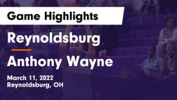 Reynoldsburg  vs Anthony Wayne  Game Highlights - March 11, 2022