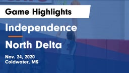 Independence  vs North Delta  Game Highlights - Nov. 24, 2020