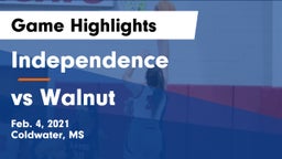Independence  vs vs Walnut Game Highlights - Feb. 4, 2021