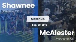 Matchup: Shawnee  vs. McAlester  2016