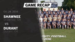 Recap: Shawnee  vs. Durant  2016