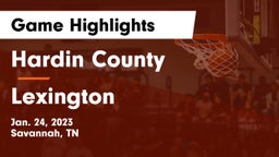 Hardin County  vs Lexington  Game Highlights - Jan. 24, 2023
