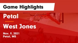 Petal  vs West Jones  Game Highlights - Nov. 9, 2021