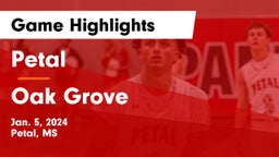 Petal  vs Oak Grove  Game Highlights - Jan. 5, 2024