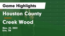 Houston County  vs Creek Wood  Game Highlights - Nov. 22, 2022