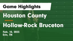 Houston County  vs Hollow-Rock Bruceton Game Highlights - Feb. 10, 2023