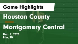 Houston County  vs Montgomery Central  Game Highlights - Dec. 2, 2023