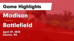 Madison  vs Battlefield  Game Highlights - April 29, 2023