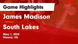 James Madison  vs South Lakes  Game Highlights - May 1, 2024