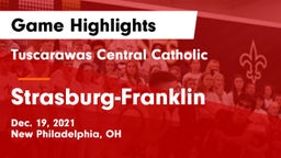 Tuscarawas Central Catholic  vs Strasburg-Franklin  Game Highlights - Dec. 19, 2021