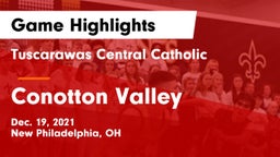 Tuscarawas Central Catholic  vs Conotton Valley  Game Highlights - Dec. 19, 2021