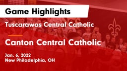 Tuscarawas Central Catholic  vs Canton Central Catholic  Game Highlights - Jan. 6, 2022