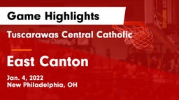 Tuscarawas Central Catholic  vs East Canton  Game Highlights - Jan. 4, 2022