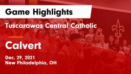 Tuscarawas Central Catholic  vs Calvert  Game Highlights - Dec. 29, 2021