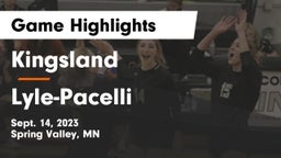 Kingsland  vs Lyle-Pacelli Game Highlights - Sept. 14, 2023