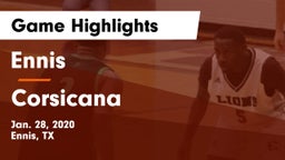 Ennis  vs Corsicana  Game Highlights - Jan. 28, 2020