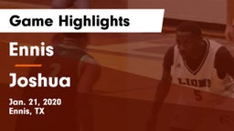 Ennis  vs Joshua  Game Highlights - Jan. 21, 2020