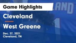 Cleveland  vs West Greene  Game Highlights - Dec. 27, 2021