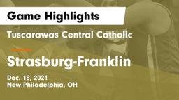 Tuscarawas Central Catholic  vs Strasburg-Franklin Game Highlights - Dec. 18, 2021