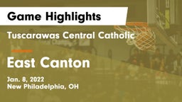 Tuscarawas Central Catholic  vs East Canton  Game Highlights - Jan. 8, 2022