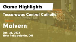 Tuscarawas Central Catholic  vs Malvern Game Highlights - Jan. 26, 2022