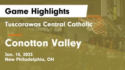 Tuscarawas Central Catholic  vs Conotton Valley  Game Highlights - Jan. 14, 2023
