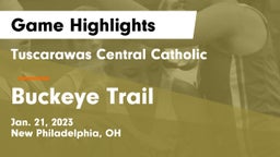 Tuscarawas Central Catholic  vs Buckeye Trail  Game Highlights - Jan. 21, 2023