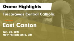 Tuscarawas Central Catholic  vs East Canton  Game Highlights - Jan. 28, 2023