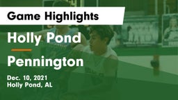 Holly Pond  vs Pennington  Game Highlights - Dec. 10, 2021