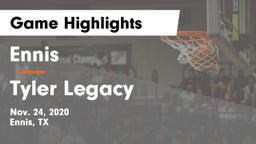 Ennis  vs Tyler Legacy  Game Highlights - Nov. 24, 2020