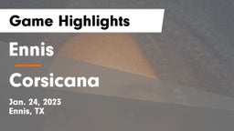 Ennis  vs Corsicana  Game Highlights - Jan. 24, 2023