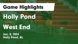 Holly Pond  vs West End  Game Highlights - Jan. 8, 2024