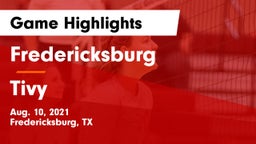 Fredericksburg  vs Tivy  Game Highlights - Aug. 10, 2021