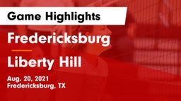 Fredericksburg  vs Liberty Hill  Game Highlights - Aug. 20, 2021