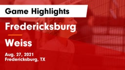 Fredericksburg  vs Weiss  Game Highlights - Aug. 27, 2021