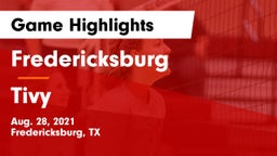 Fredericksburg  vs Tivy  Game Highlights - Aug. 28, 2021